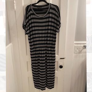 Banana Republic Factory Striped Midi Dress